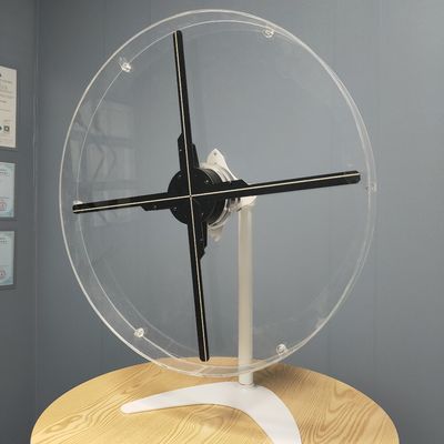 52CM 3D Advertising Display Fan 4 Blades 800r/Min With Wifi Bluetooth