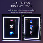1600x960dpi 65cm 60W 3D Led Hologram Fan Acrylic Cover