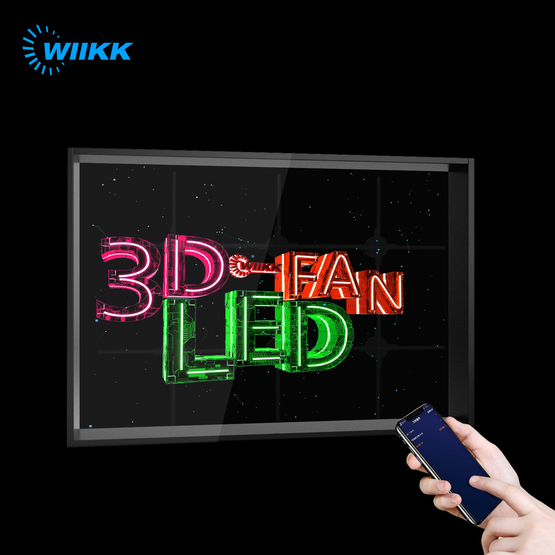 65cm 3d Hologram led Display Big wall screen synchronization
